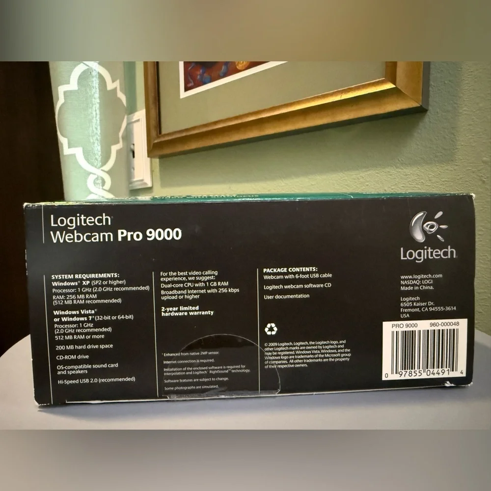 Logitech Webcam Pro 9000 - NIB